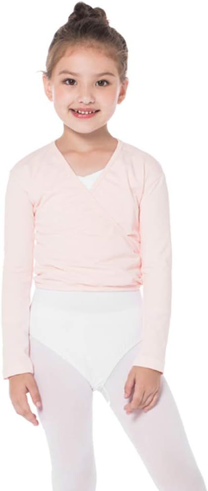 Bezioner Ballet Wrap Top Girls Ballet Sweater Dance Sweater for Girls | Amazon (US)