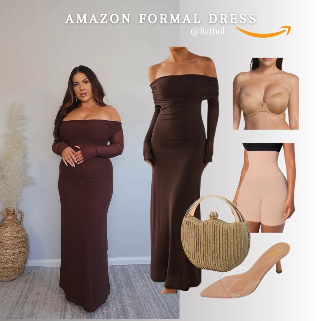 Fall Wedding Guest Dress Inspo! This dress is stunning and feels so high end! Wearing my normal size, L!

#LTKSeasonal #LTKFindsUnder50 #LTKWedding