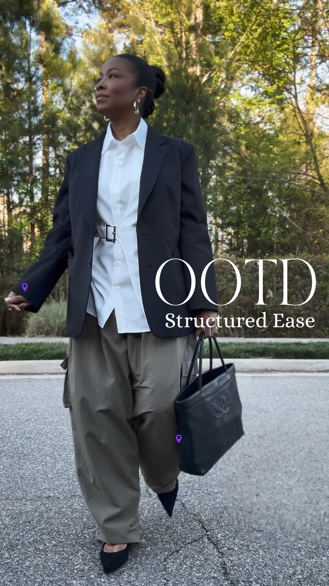 I like my outfits like I like my days… structured, but not restricted.

I needed something that could move through my entire day>work, awards reception , networking, and cocktails without a wardrobe change 

#LTKootd #LTKWorkwear #LTKdayinmylife