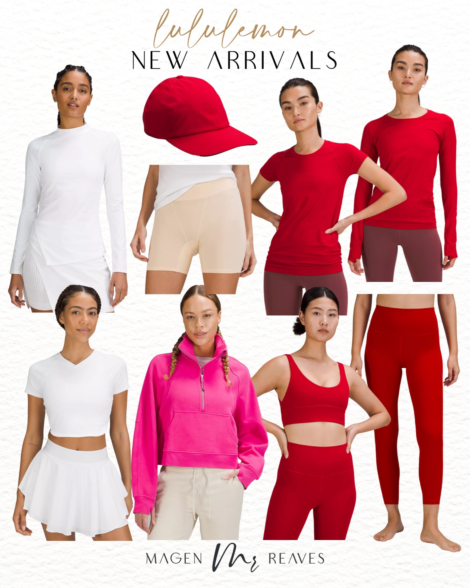 Lululemon new arrivals - new arrivals I’m loving - red athletic wear - red leggings - bright pink - lululemon - lululemon favorites 

#LTKstyletip #LTKSeasonal #LTKFind