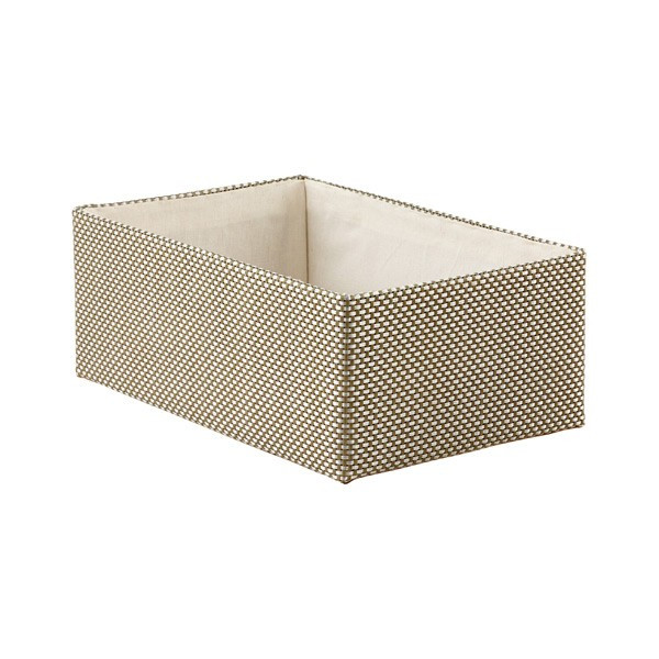 Sage & Silver Woven Kiva Storage Bins | The Container Store