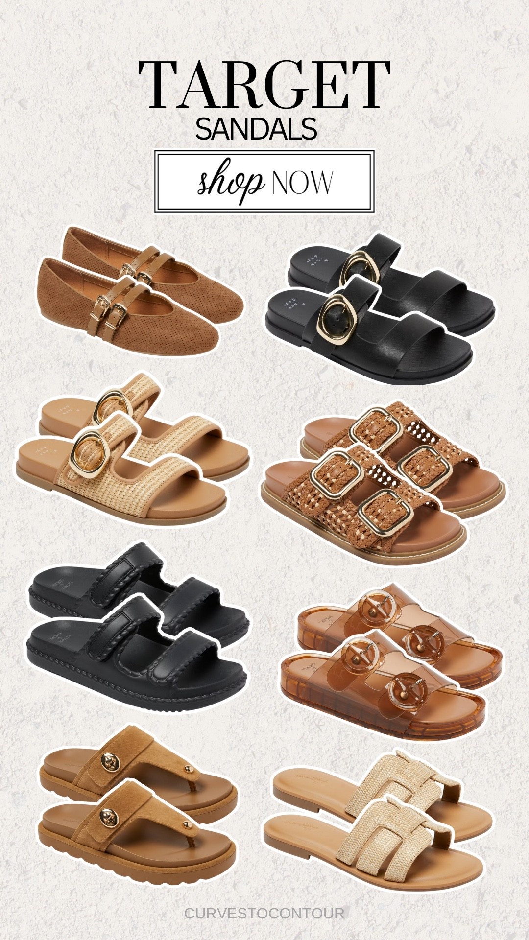 Target Sandals 

#LTKFindsUnder50 

#LTKootd #LTKMidsize