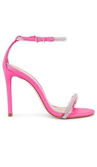 Fabienne Sandal in Acid Pink & Transparente | Revolve Clothing (Global)