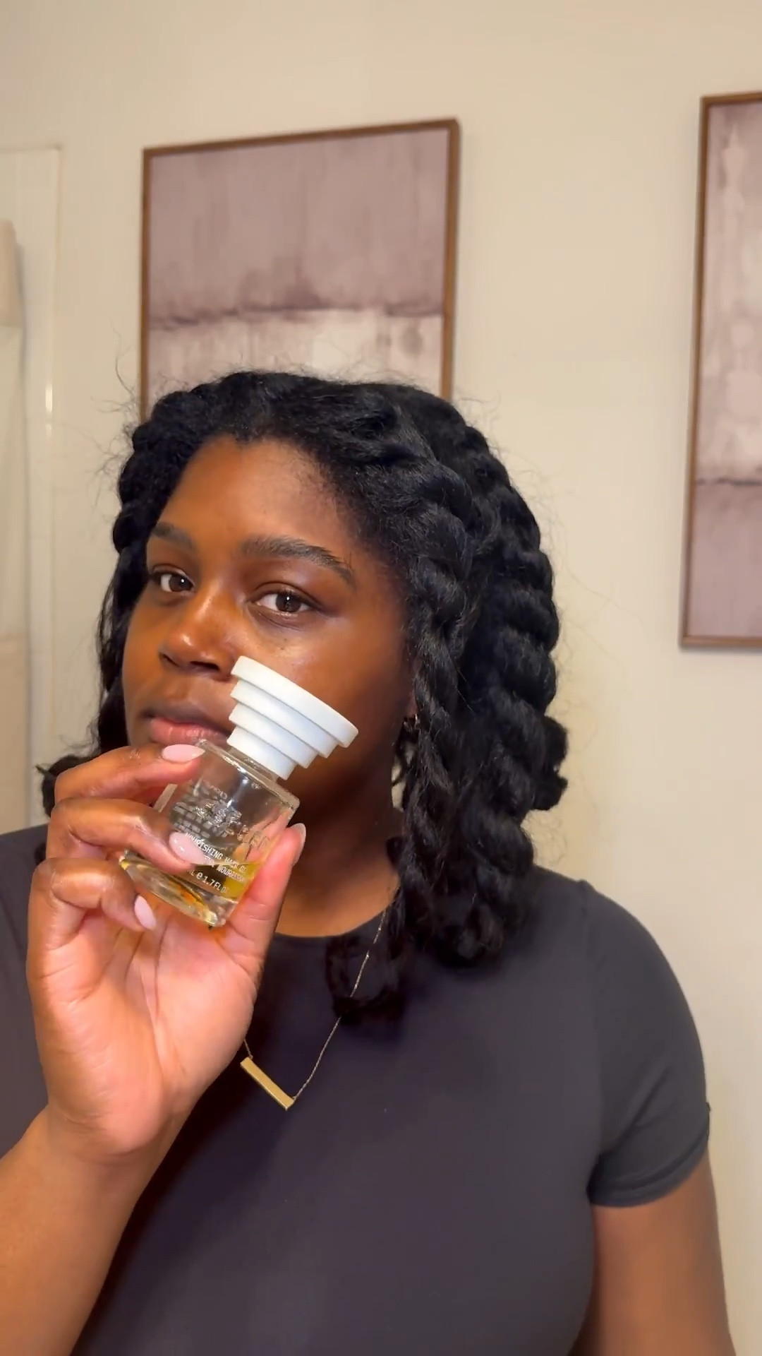 Twist out take down using Cécred Nourishing Hair Oil ✨ This oil helps keep my curls soft, shiny, and frizz-free while separating my twists. A must-have for defined natural hair and healthy shine

#LTKgrwm #LTKBeauty