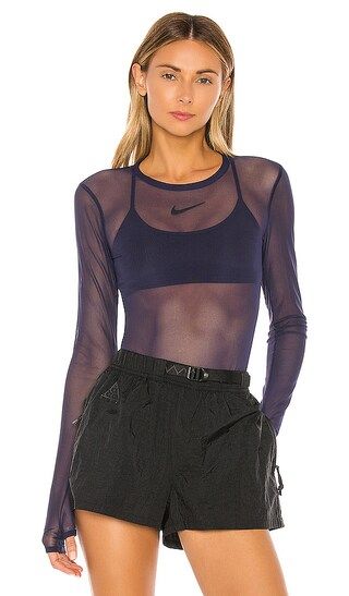 Nike NSW Tech Pack Bodysuit in Blackened Blue from Revolve.com | Revolve Clothing (Global)