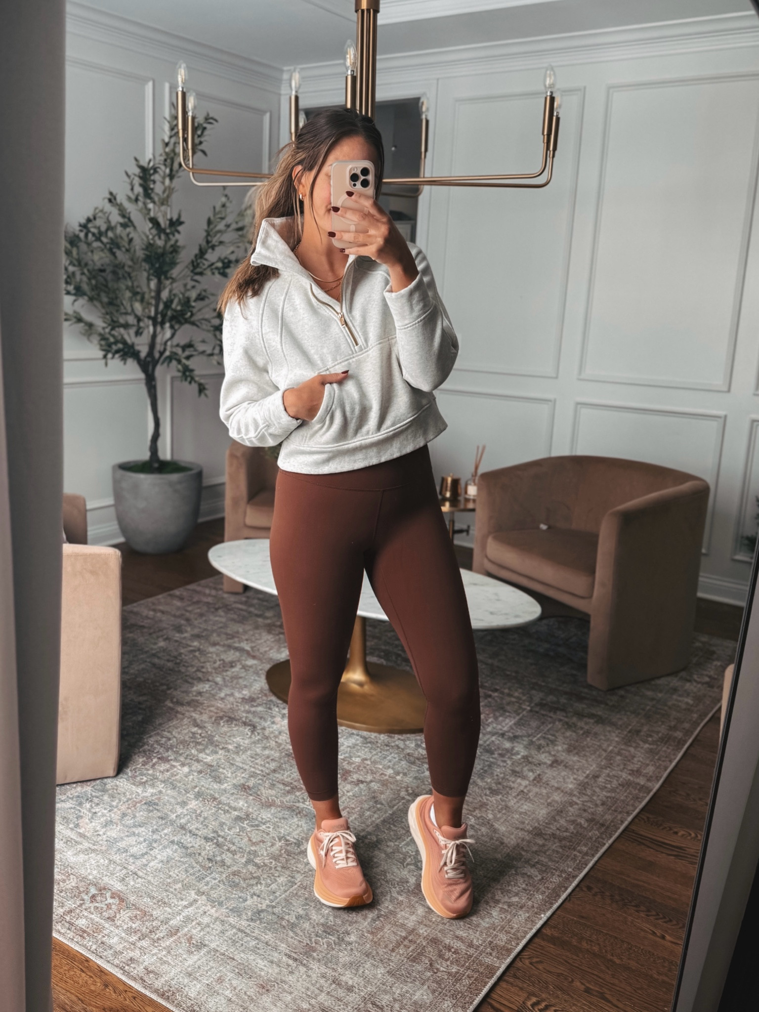 Amazon activewear I think are better than the expensive stuff! My favorite Amazon leggings in brown, beat activewear sports bra tank and quarter zip pullover with gold details. I also found my Hoka’s in stock!



#LTKFindsUnder50 #LTKFitness #LTKStyleTip