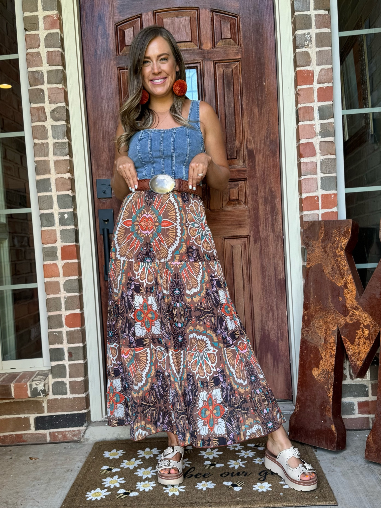 Boho western look, maxi skirt style, boho style, free people style on a budget 

#LTKSummerSales #LTKFindsUnder50 #LTKStyleTip