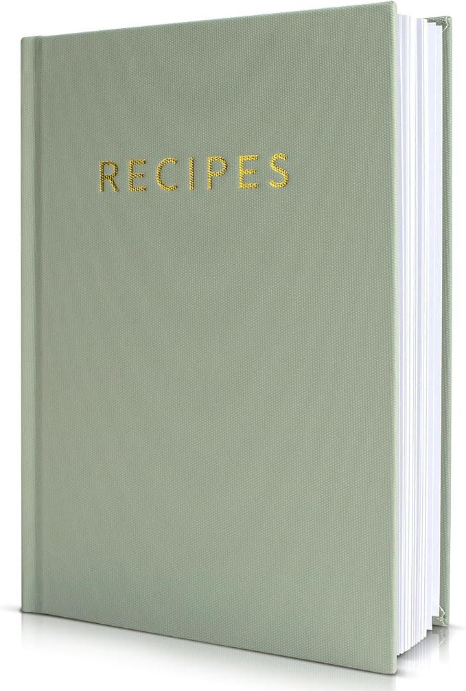 ZICOTO Aesthetic Blank Recipe Book with Waterproof Cover - The Perfect Recipe Notebook To Write I... | Amazon (US)