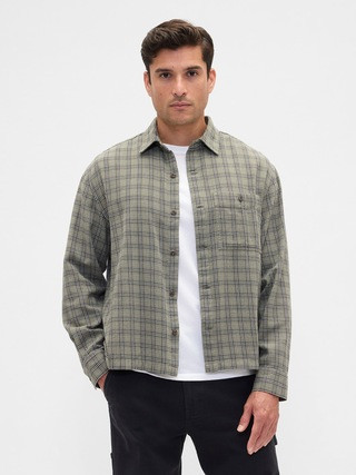 Flannel Shirt in Boxy Fit | Gap Factory