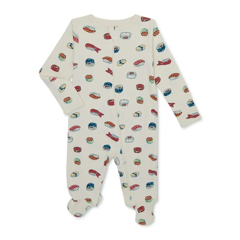 Wonder Nation Baby Boy or Girl Sushi Sleep N Play, Sizes 0/3 Months-6/9 Months | Walmart (US)