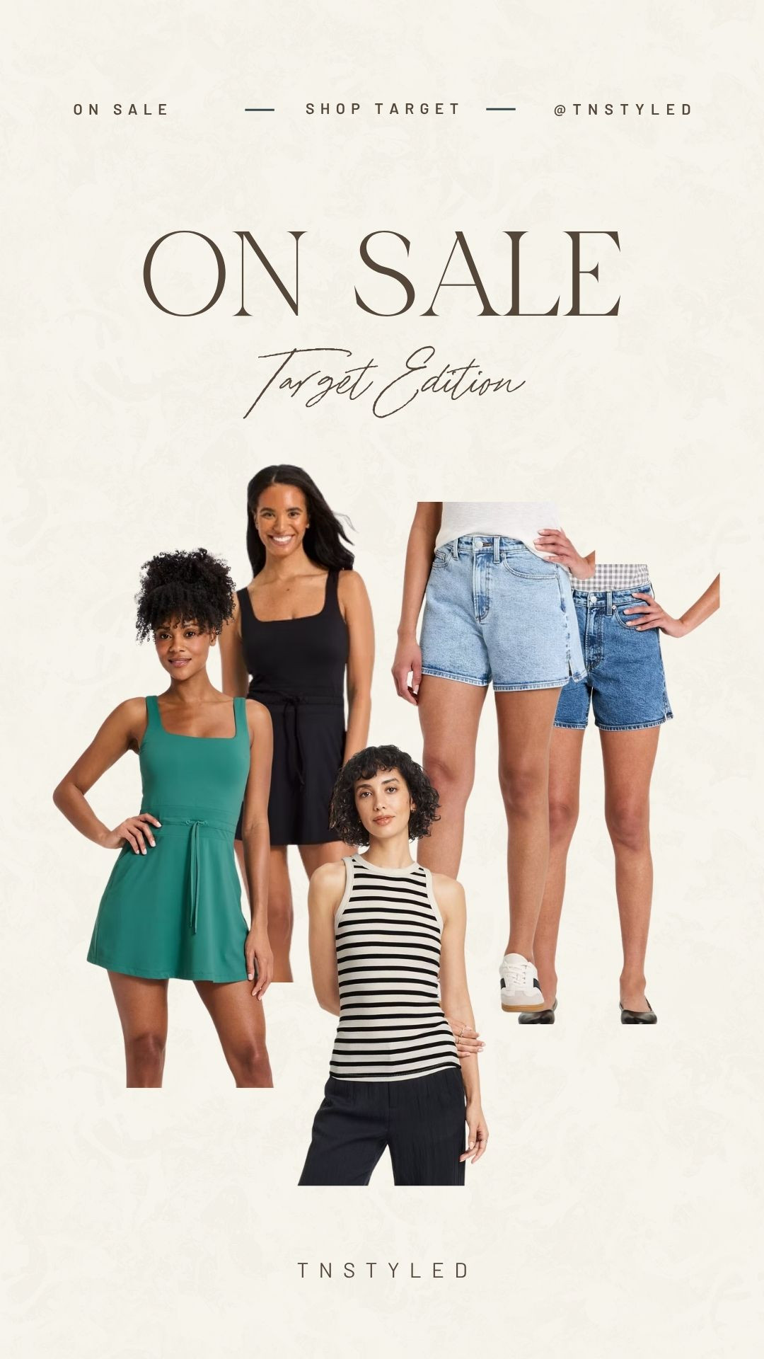 @target fashion on sale today, active wear dress, knit tank top, denim shorts, target finds 

 #LTKootd #LTKActive
