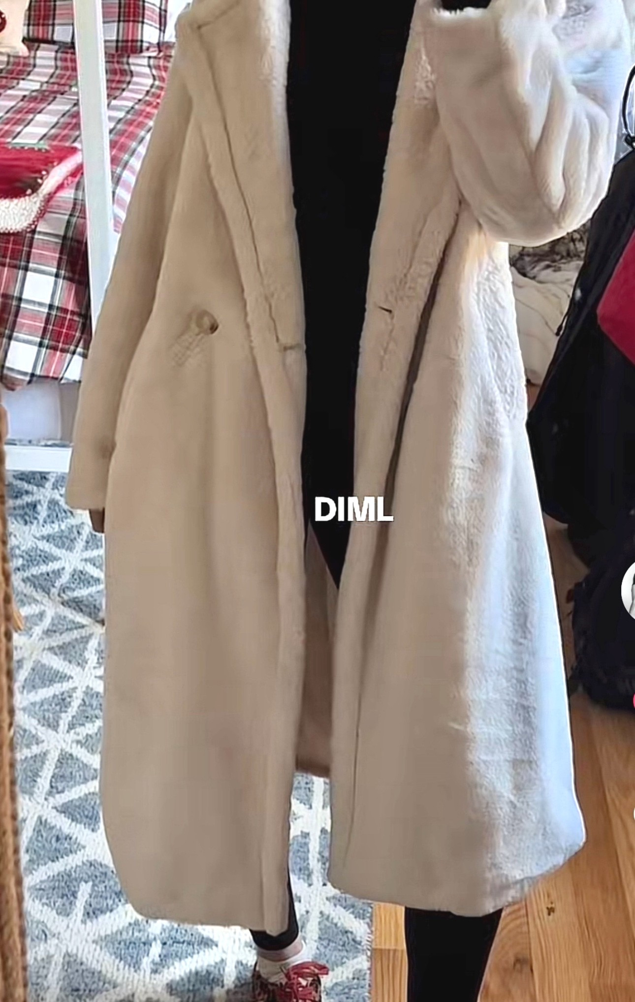 Cutest affordable jacket from cider . The warmest fuzzy trench coat . 
#trenchcoat#winterwhite 

#LTKFindsUnder100 #LTKGiftGuide #LTKSaleAlert