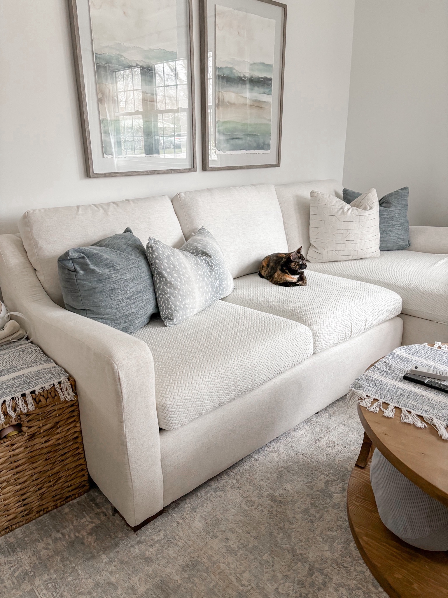 Protect your sofa with these cushion covers from Amazon. I have color weave white  

#LTKfindsunder50 #LTKhome