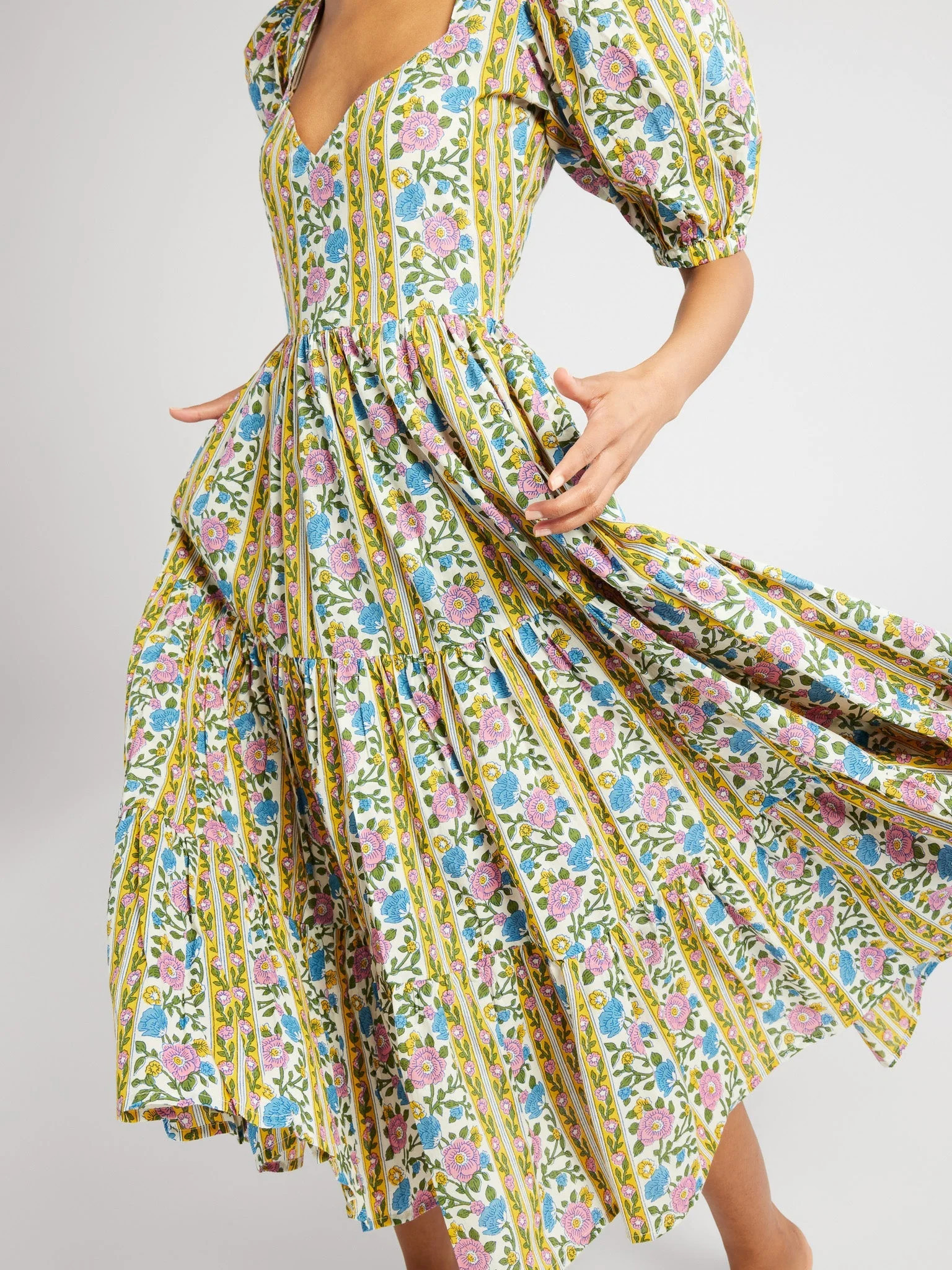 Shop Mille - Maja Dress in Alain Stripe | Mille