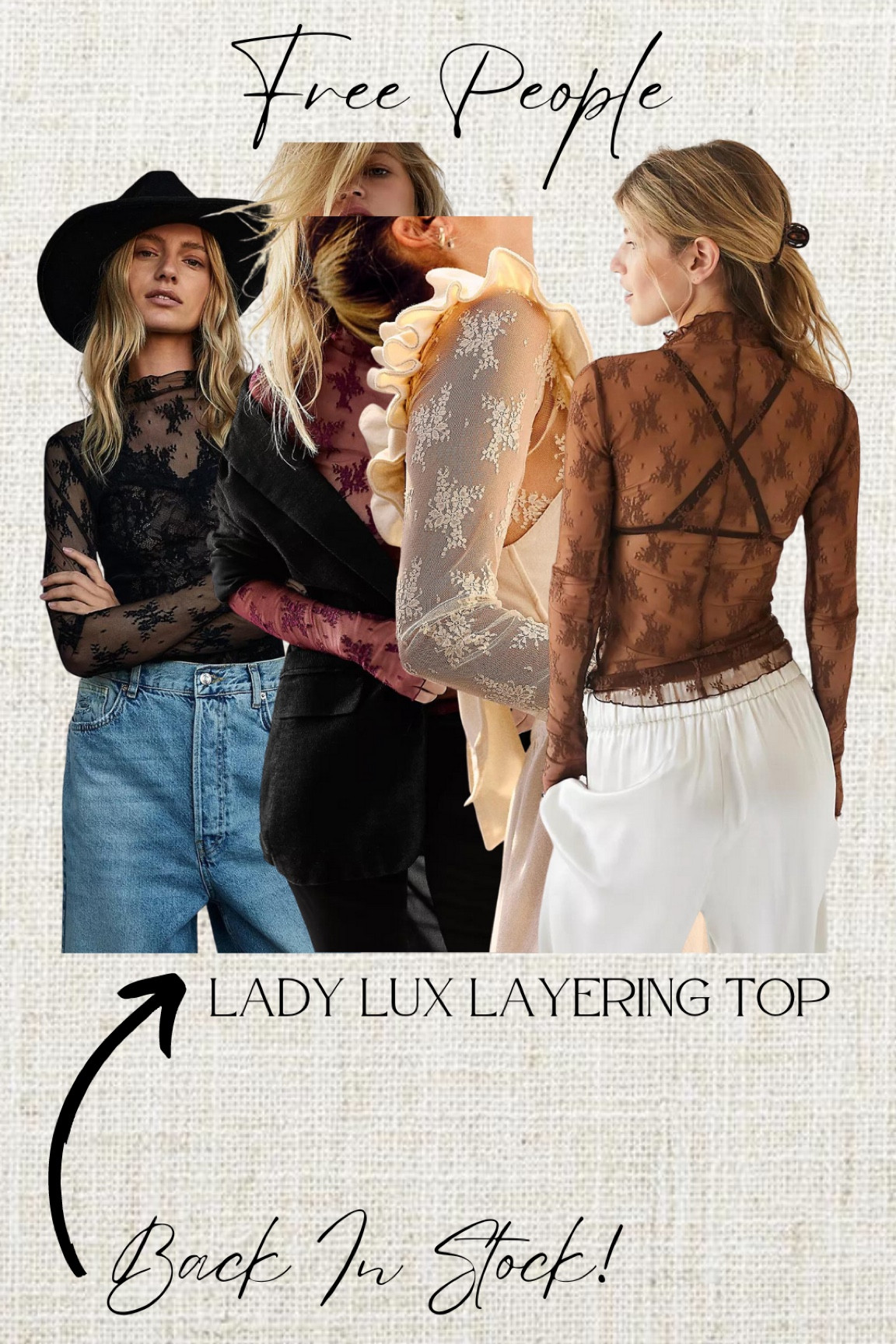 Free People, Lady Lux Layering Top, Lace Top, Layering Top, Free People Tops, Boho Style, Boho Lace Top

#LTKFind #LTKstyletip #LTKunder50
