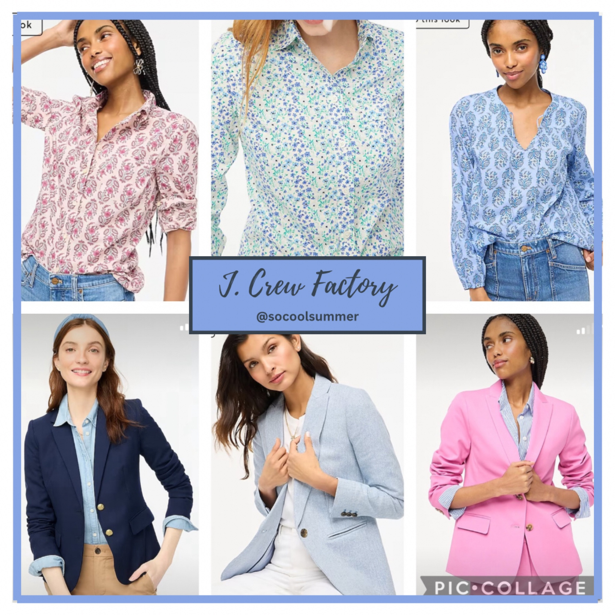 J. Crew Factory is loving summers, especially cool summers right now!  40% off everything this weekend!

#hocsummer #coolsummer #lightsummer #softsummer #pastelsummer #darksummer #brownsummer #sweetpeasummer #summerpalette #summerfinds


#LTKstyletip #LTKworkwear #LTKsalealert