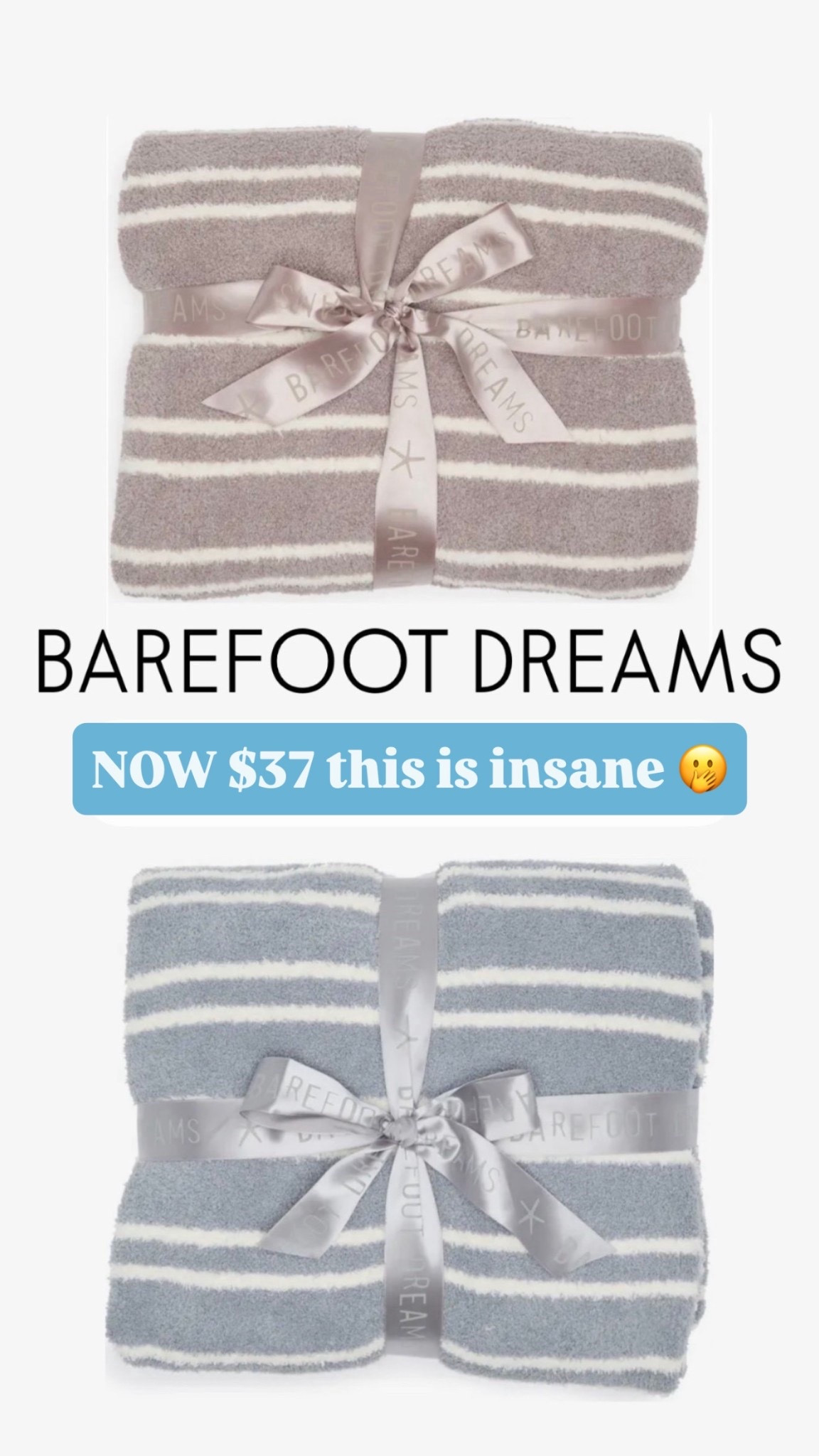 CRAZY deal on barefoot dreams!!!! 

#LTKHome #LTKselfcare #LTKSaleAlert