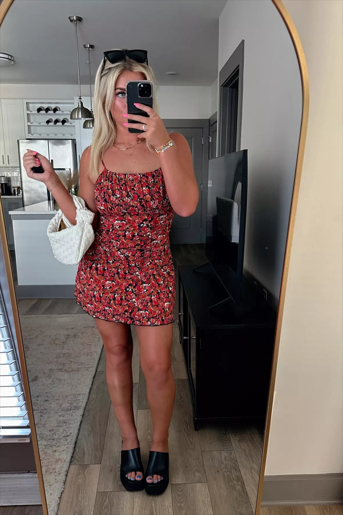 Summer Nights Mini Dress Floral