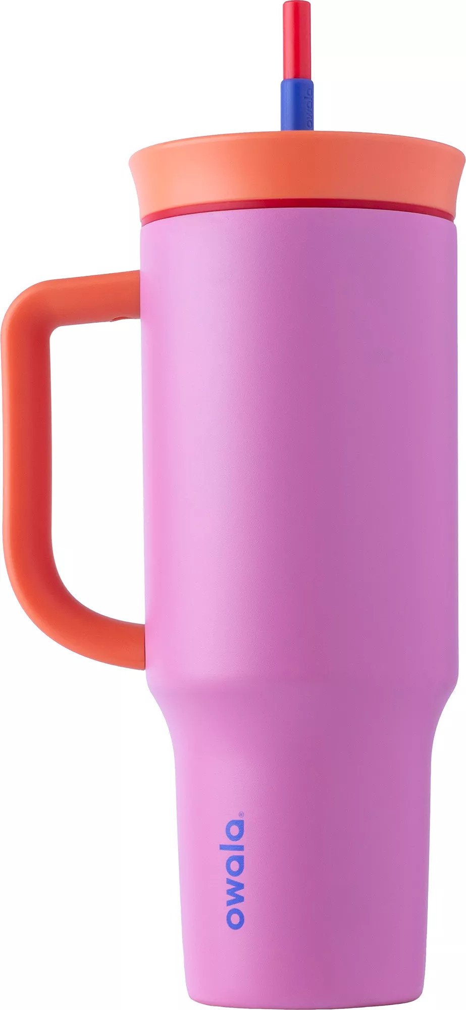 Owala 40 oz. Stainless Steel Straw Tumbler, Fruit Punch Pink | Golf Galaxy