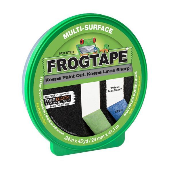 FrogTape 0.94"x45yd Multi Surface Painting Industrial Tape Green | Target