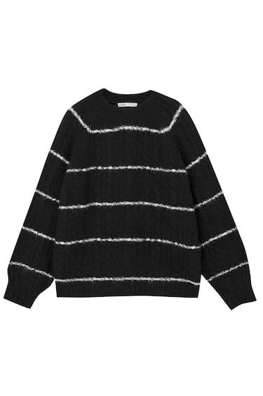 STRIPED KNIT JUMPER | PULL and BEAR UK