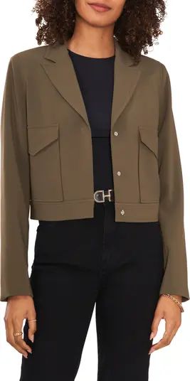 Notched Lapel Crop Blazer | Nordstrom