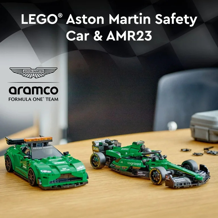 LEGO Speed Champions Aston Martin Safety Car & AMR23 Building Toys - Race Car Toy for Kids, Boys ... | Walmart (US)