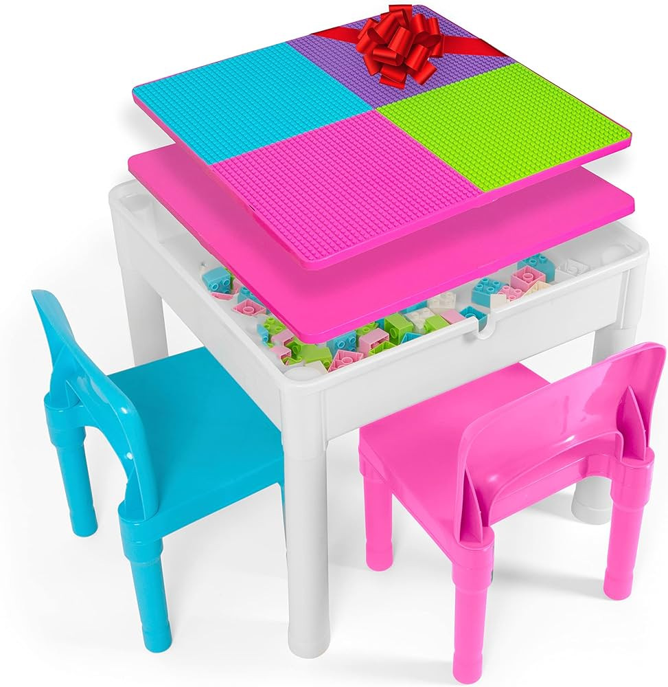 Play Platoon 5 in 1 Kids Activity Table and Chair Set- Stem Table for Toddlers with Water Table, ... | Amazon (US)