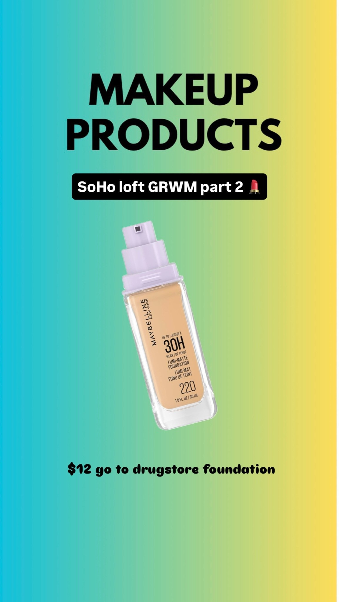 My favorite go to foundation and it’s literally $12 on Amazon prime !!

#LTKgrwm
