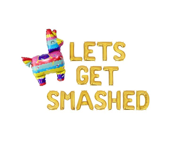 Lets Get Smashed Balloons Final Fiesta Bachelorette Party | Etsy | Etsy (US)