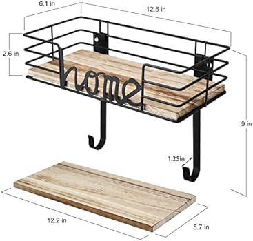TJ.MOREE Ironing Board Hanger Wall Mount - Laundry Room Iron and Ironing Board Holder | Amazon (US)