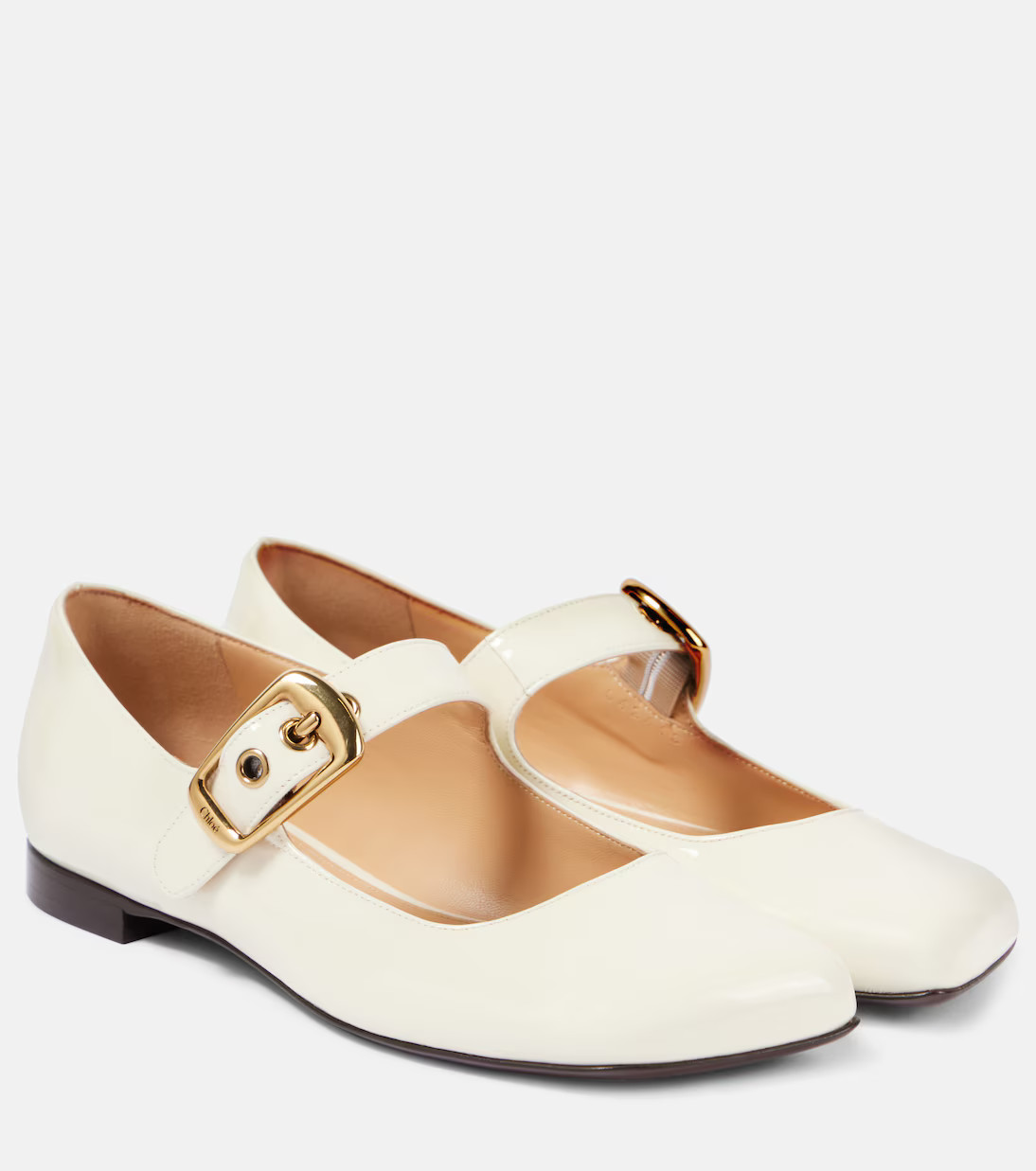 Polly leather Mary Jane flats | Mytheresa (US/CA)