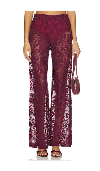x REVOLVE Mariko Pant in Wine | Revolve Clothing (Global)
