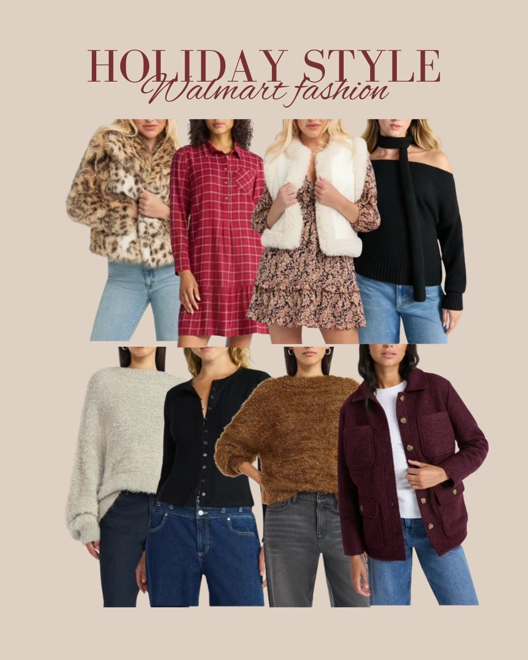 Walmart Christmas sweater 
Walmart Christmas outfit 
Walmart winter outfit 

#LTKHoliday #LTKGiftGuide #LTKSeasonal