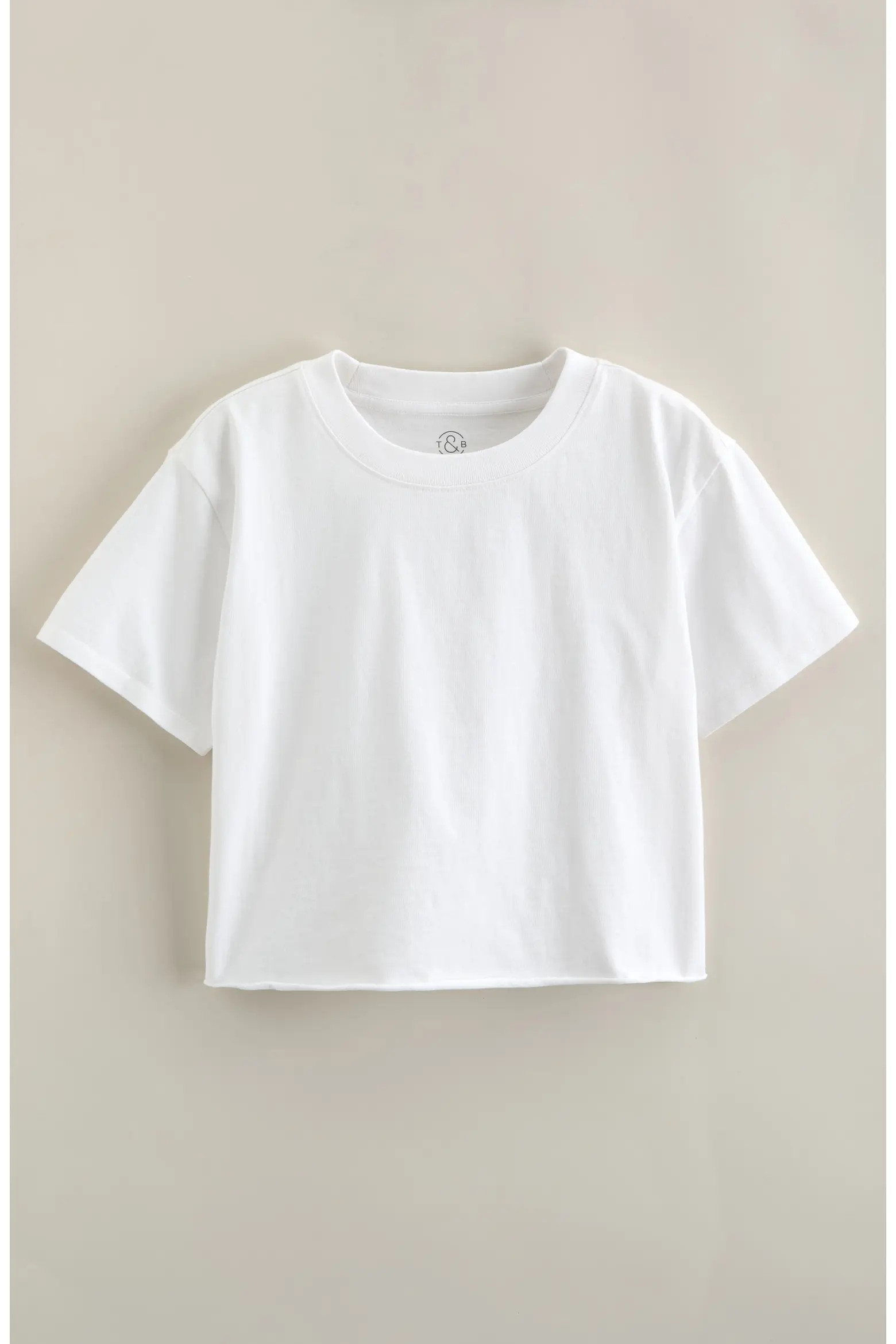 Kids' Crop Cotton T-Shirt (Women) | Nordstrom | Nordstrom