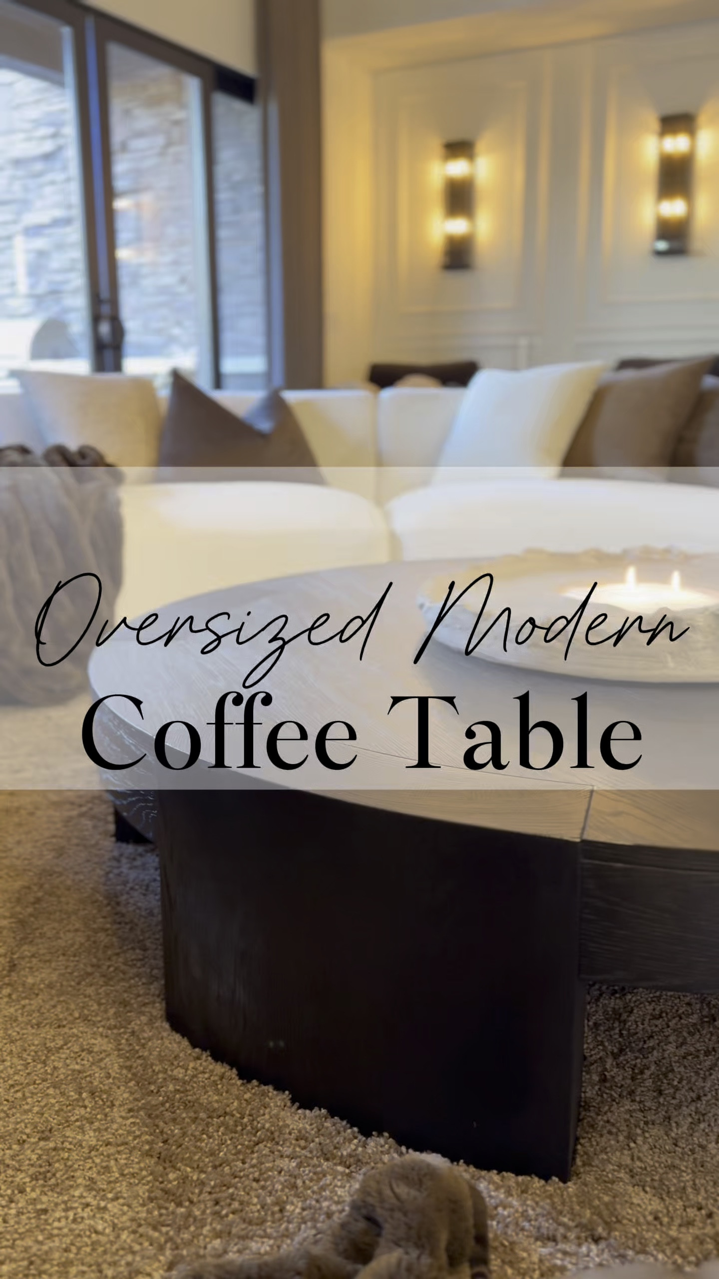 The holidays are over! Time to start fresh with a new oversized modern coffee table. 😍

I love how the chunky, full design fills the empty space in my living room while adding a luxurious touch.✨ The first coffee table was 48” the new one is 60”. The larger one fits the so much better, don’t you think? 😍

#livingroomdecor #livingroominspo #coffeetable #designer #interiordesign #interiordecorator #livingroom #oversized #modern #luxurious 

#LTKFindsUnder100 #LTKHome #LTKFindsUnder50