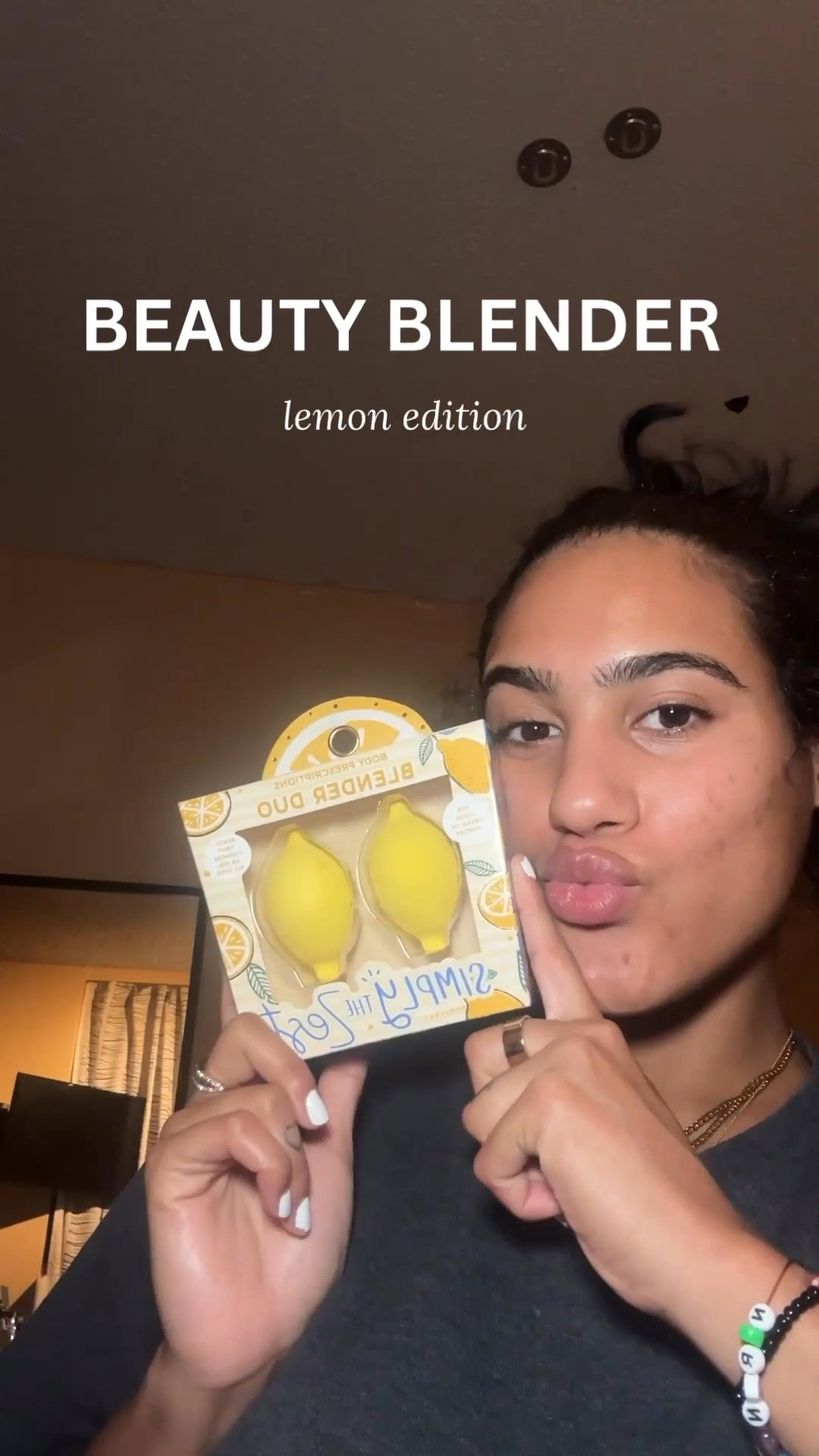 Innovative beauty blender , and gets all the creases near your eyes from the tip of the lemon 🍋🍋🍋

#LTKMostLoved #LTKWatchNow #LTKBeauty