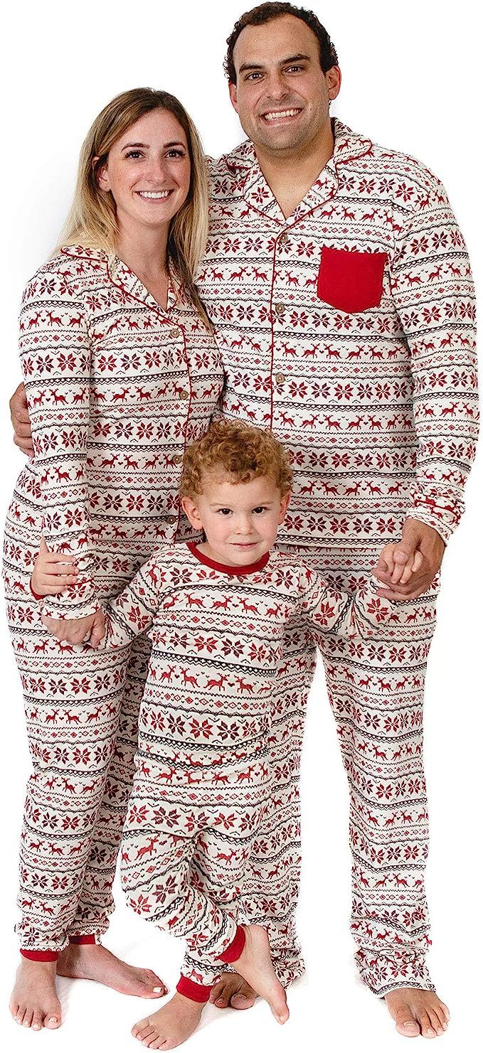 Burt's Bees Baby Toddler & Kids Family Jammies, Matching Holiday Pajamas, Organic Cotton Pjs | Amazon (US)