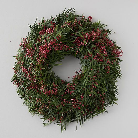 Fresh Pepperberry Wreath | Terrain