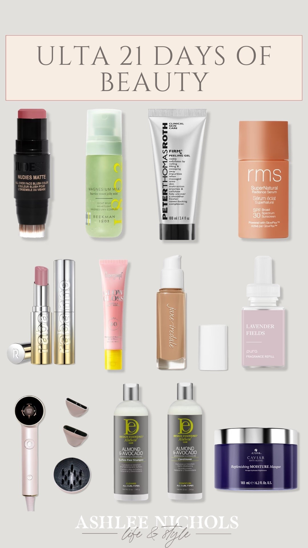 Ulta 21 days of beauty! 50% off today only!

#LTKselfcare #LTKBeauty #LTKSaleAlert