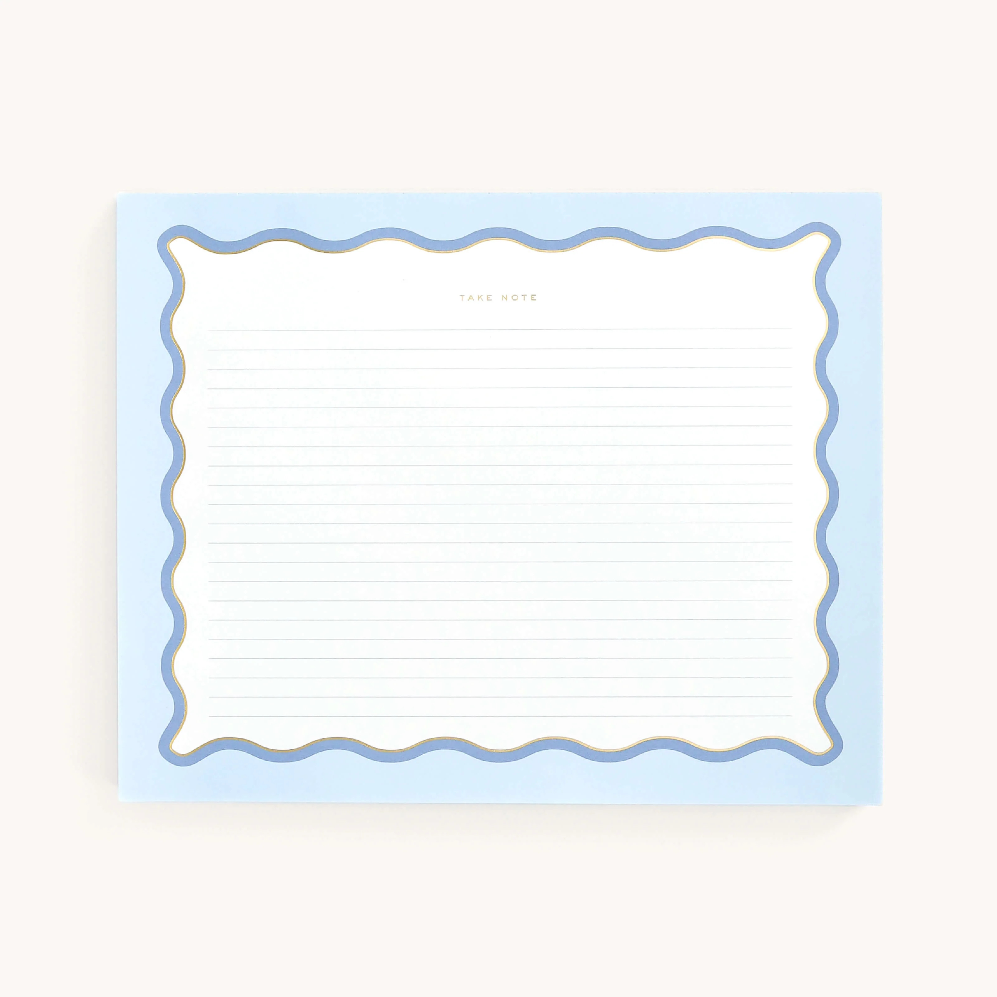 Notepad, Scallop Lined | Simplified