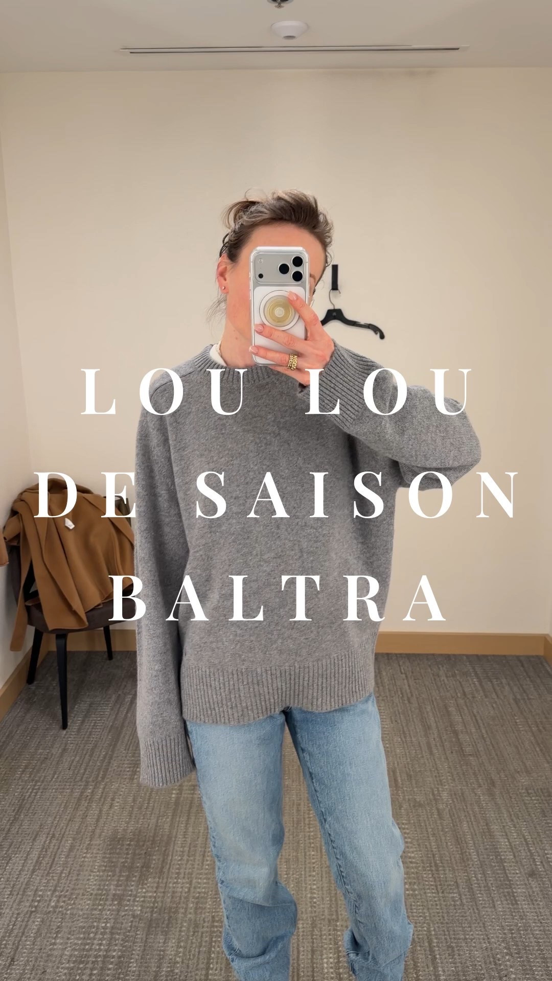 I know all cashmere is soft but I feel like this one is just a little softer. Lou Lou de saison Baltra sweater is perfectly oversized without looking frumpy (you could size down for a fitted look, trying on size large here), drapes beautifully and is one of those elevated basic pieces everyone needs. I love the colorways for this season especially the red one & the butter yellow. 
@louloudesaison 


#LTKSeasonal #LTKstorytime #LTKWorkwear