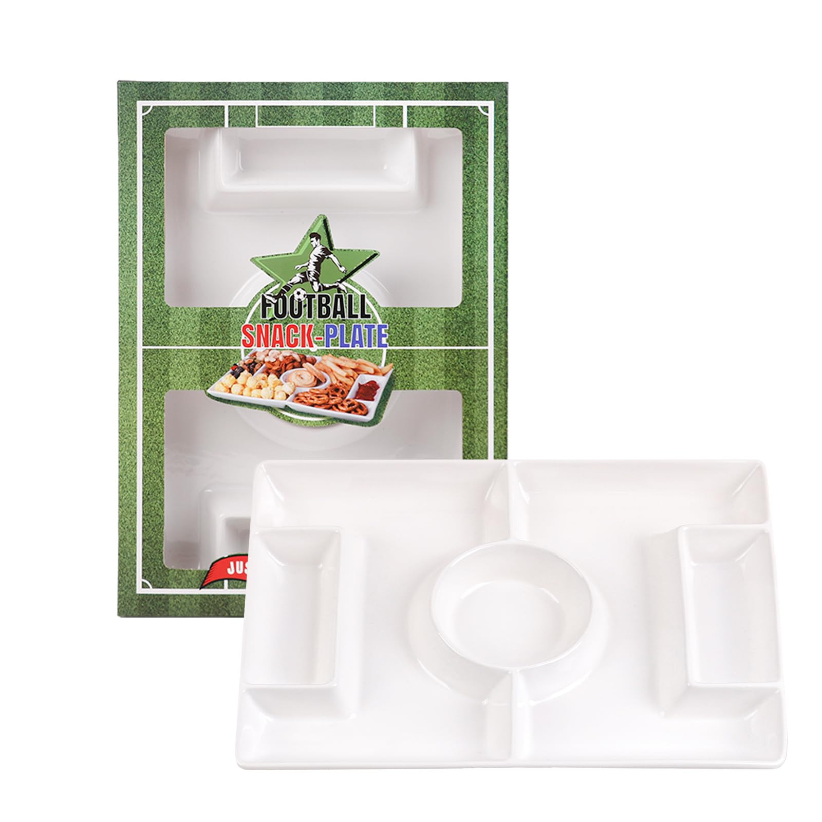 Soccer Field Football Platter - Game Day Snack Plate for Super Bowl, Tailgates & Soccer Parties -... | Amazon (US)
