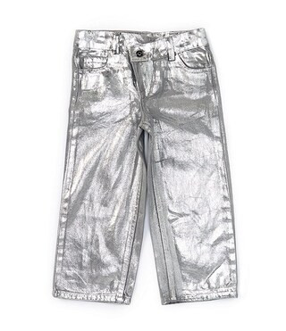 Little Girls 2T-6X Metallic Coated Jeans | Dillard's