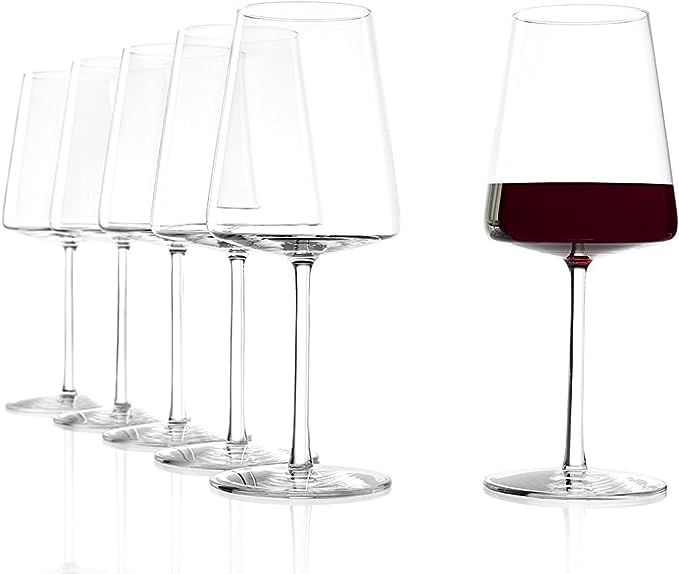 Stölzle Lausitz Power Red Wine Glasses 517 ml, Set of 6 Red Wine Glasses, Dishwasher-Safe, Lead ... | Amazon (UK)