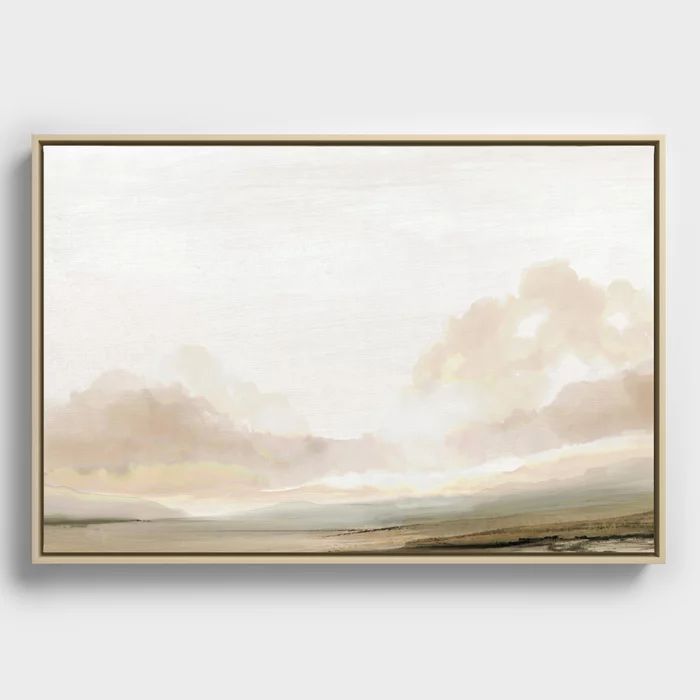 The South Framed Canvas | Society6