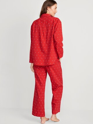 Oversized Printed Pajama Set for Women | Old Navy (US)