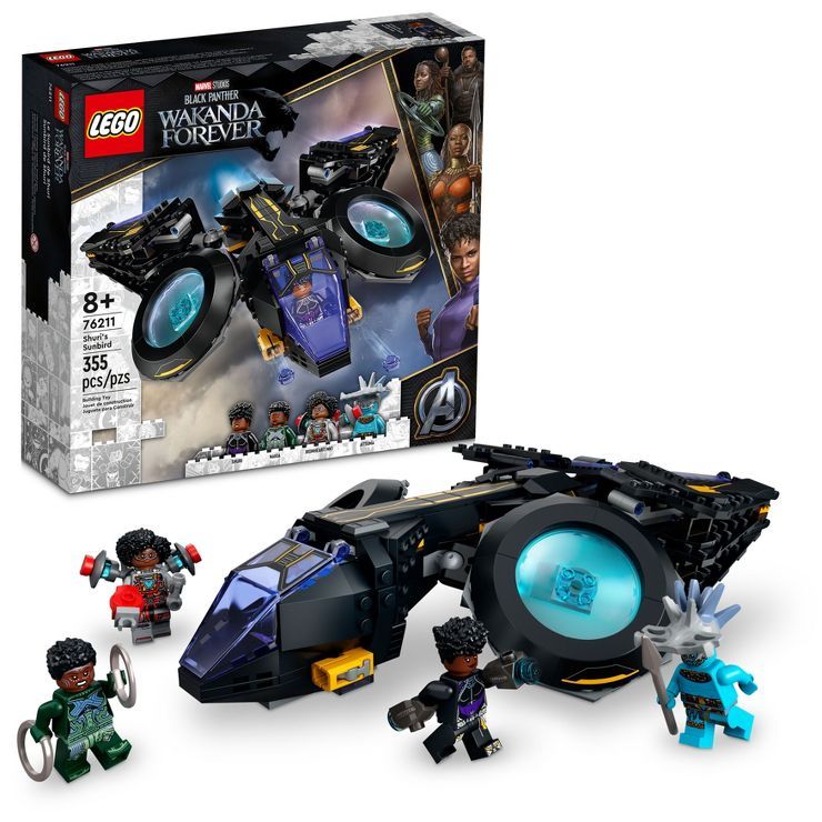 LEGO Marvel Black Panther Shuri's Sunbird 76211 Building Toy Set | Target