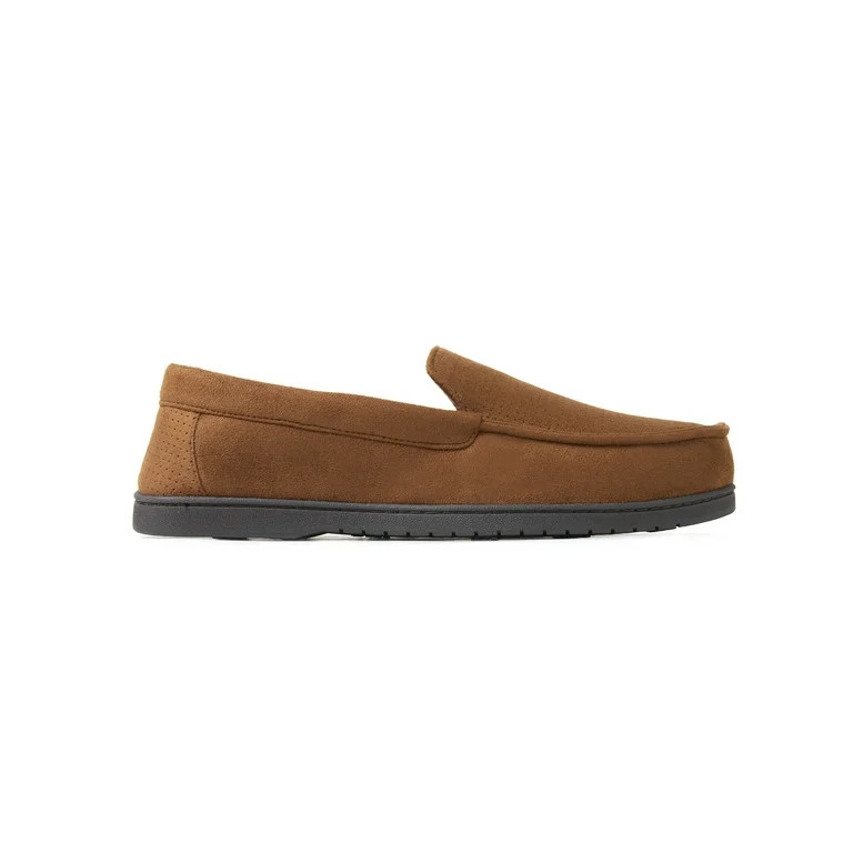 Dearfoams Cozy Comfort Men's Jason Microsuede Moccasin Slippers | Walmart (US)