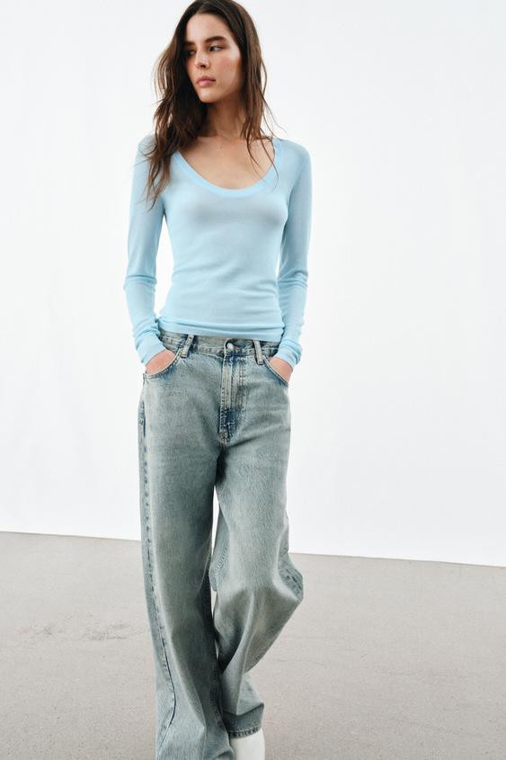 EXTRA FINE KNIT TOP | Zara UK